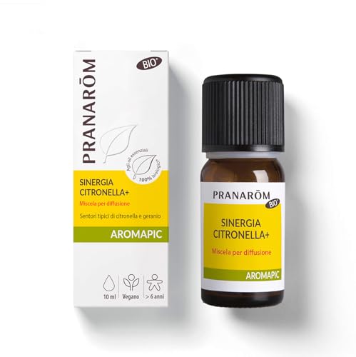 PRANAROM - Aromapic - Spray Cuerpo Citronela+ Bio - Natural y Bio - Prevención de Picaduras Natural - Aplicación Fácil - Mosquitos e Insectos – 10ml