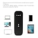 4G LTE USB 4G LTE USB Portable Router, Pocket Mobile Hotspot with SIM Card Slot, Travel Mini Wi Fi Hotspot, Support 10 Devices, WPA WPA2 Wi Fi Encryption (Black)