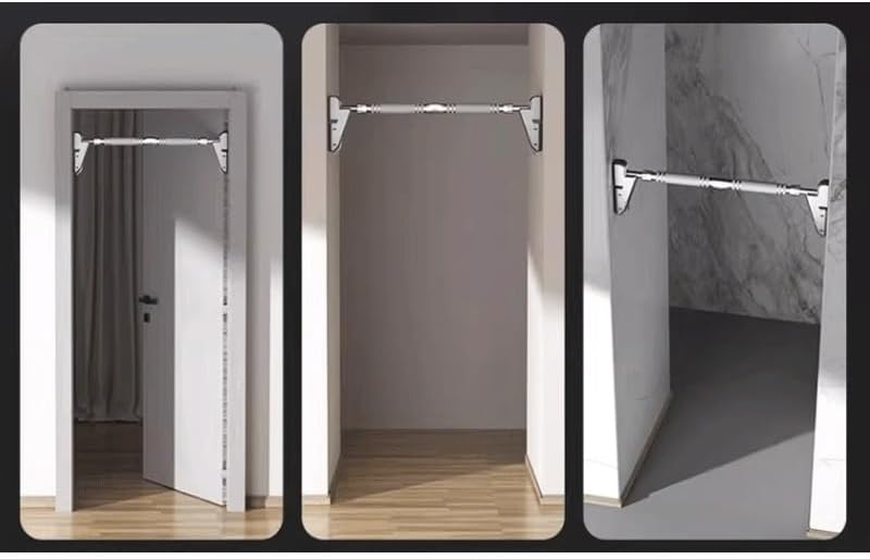 Men's Indoor Pull Up Bar for Gym Use Without Holes Home Single