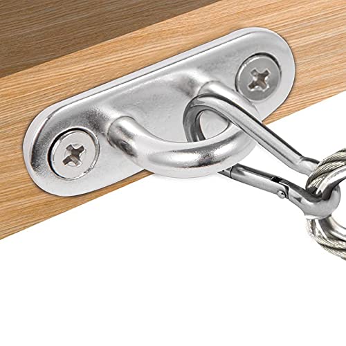 Lyaor 8 Pezzi M5 Gancio per Piastra Oculare Placca...