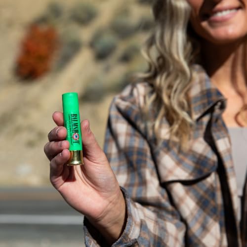 BALMSHOT Lip Balm Two Pack of Classic & Cool Mint - SPF 15, Natural Beeswax Chapstick, Long Lasting Moisturizer for Dry Chapped Lips, 20-Gauge Brass Shotgun Shell Case, Heat Resistant, Made in USA 4-Pack