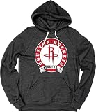 Blue 84 Houston Rockets NBA Officially Licensed Tri-Blend Hooded Sweatshirt Black, X-Large