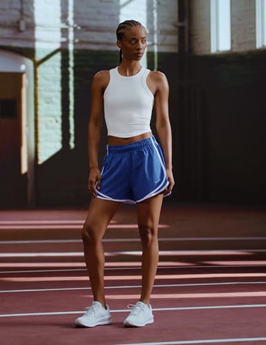 Image of Nike Women's Tempo Dri-FIT Mid-Rise Brief-Lined Running Shorts