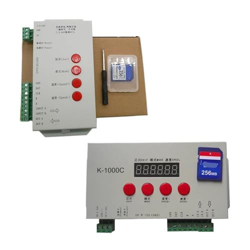 Contrôleur K1000C programmable 2048 pixels pour ruban LED WS2813