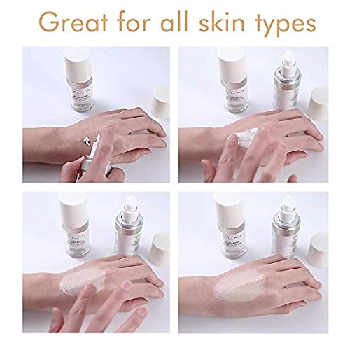 Colour Changing Foundation, Flawless Color Changing Foundation Makeup Base Moisturizing Liquid Foundation for Women Girls SPF15, Sunscreen, Non-greasy, Non-marking, Long lasting(2Pack)