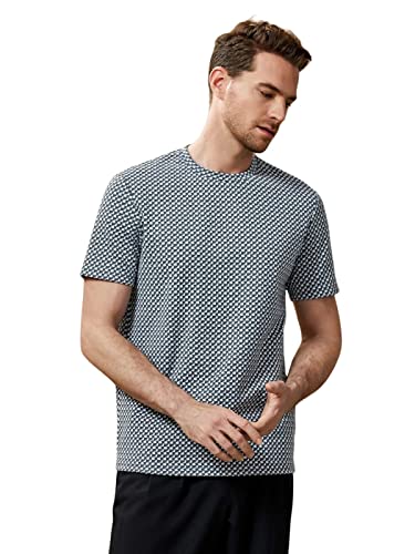 OM SAI LATEST CREATION Mens Poly Cotton T-Shirt Regular Fit Casual (OSLC-MT-1024_Grey_S) Deal