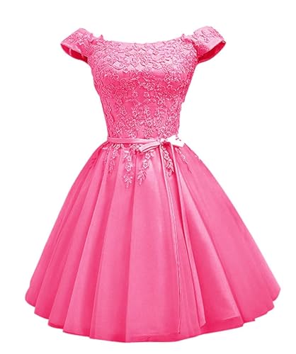 Image of Asulla Short Prom Dresses Homecoming Cocktail Dresses Lace Appliques Bridesmaid Dresses for Wedding