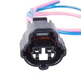 2 Pin Alternator Repair Pigtail Plug Wiring Harness Compatible with Dodge Durango Jeep Liberty