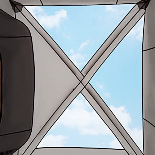 Timber Ridge 5 Person Suv Tent With Movie Screen Weather Resistant Portable For Car Suv Van Camping, Includes Rainfly And Storage Bag, 10' W X 8' L X 7.6' H Khaki #TOP6