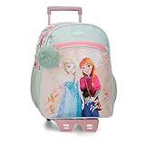 Disney Strong Spirit Mochila Escolar con Carro Multicolor 27x33x11 cms Poliéster 9,8L