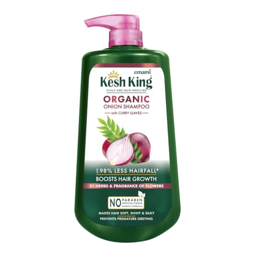 Kesh King Scalp and Hair Medicine Organic Onion Shampoo with Curr...