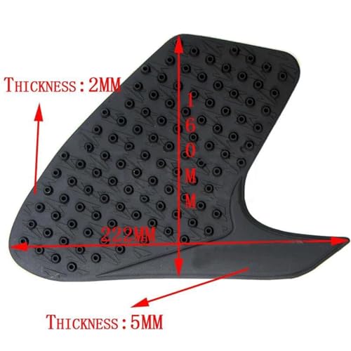 Protector antideslizante pegatina almohadilla depósito calcomanía gas Ducati Monster 2