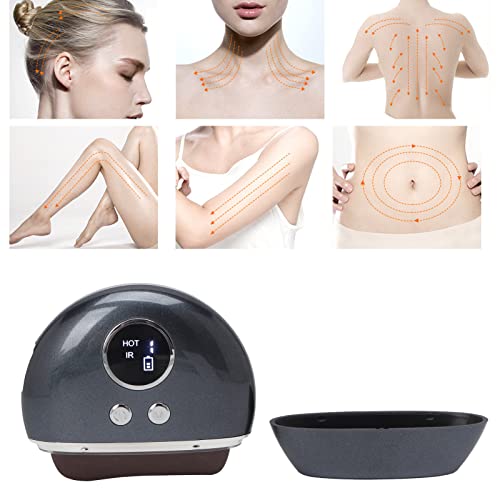 Guasha, máquina de guasha eletrônica facial, máquina de guasha aquecida, recarregável, escultura, vi