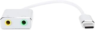 Placa de som externa USB 2.0, liga de alumínio tipo 7.1 externa sem unidade adaptador de áudio estéreo, placa de som externa para celulares/laptops e tablets