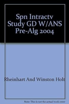 Paperback Spn Intractv Study GD W/ANS Pre-Alg 2004 Book