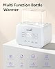 Baby Bottle Warmer, Grownsy 8-in-1 Fast Milk Warmer with Timer Breastmilk or Formula, Fits 2 Bottles, Accurate Temperature Control, with Defrost, Sterili-zing, Keep, Heat Baby Food Jars Function