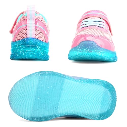AMZZPIK Light Up Shoes for Boys Girls Toddler LED Flashing Sneakers Breathable Sport Walking Shoes for Kids4