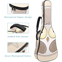 Housse de sac de guitare épaisse avec rembourrage en éponge imperméable pour guitare acoustique électrique basse… - Les Beatles, Paul McCartney, John Lennon, RIngo Starr, George Harrison Housse de sac de guitare épaisse avec rembourrage en éponge imperméable pour guitare acoustique électrique basse… – Image 4