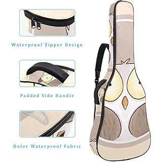 Housse de sac de guitare épaisse avec rembourrage en éponge imperméable pour guitare acoustique électrique basse… - Les Beatles, Paul McCartney, John Lennon, RIngo Starr, George Harrison Housse de sac de guitare épaisse avec rembourrage en éponge imperméable pour guitare acoustique électrique basse… – Image 4