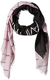  Calvin Klein Damen Printed Logo Scarf Schal, Rosa (Pink Tea), One Size (Herstellergröße:OS)