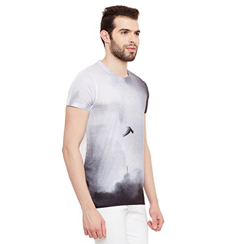 Image of wear your mind Men's Printed Regular Fit T-Shirt