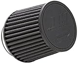 AEM 21-204BF Universal DryFlow Clamp-On Air Filter: Round Tapered; 3.5 in (89 mm) Flange ID; 5.25 in (133 mm) Height; 6 in (152 mm) Base; 5.125 in (130 mm) Top