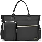 Sac fourre-tout pour ordinateur portable, sac messager de taille moyenne avec housse rembourrée pour ordinateur portable de 15,6 po