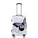 Produktbild Reise Koffer Trolley mit Polycarbonat ABS Hartschale und Motiv BB (3: 70 Liter - Gr. L, Butterfly)