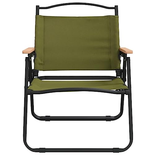 Chaise de camping pliante résistante à l'eau lot de 2 sièges légers en acier - 4