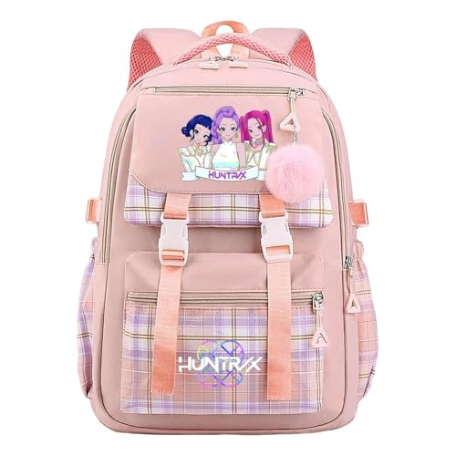 Mochila escolar de dibujos animados, a la moda, sencilla, casual, con cremallera,...