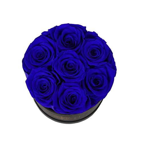 Natroses Preserved Real Roses In A Box Roses That Last Up To 3 Years, Long Lasting Roses Gifts For Her, Valentines Day Gifts For Her (Royal Blue) #TOP4
