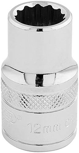 Draper 33167 1/2" Square Drive 12 Point Socket, 17mm Size