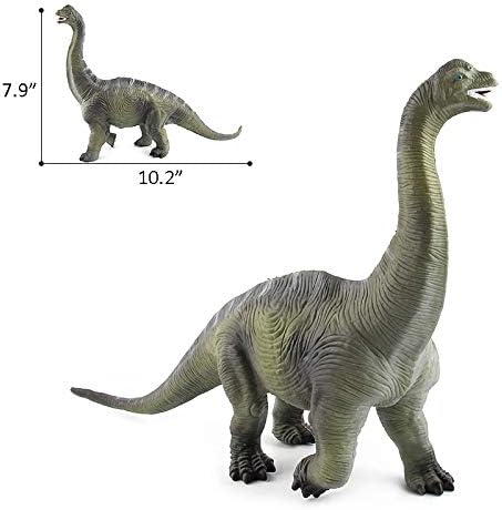 EOIVSH 2 Pack Large Dinosaur Figure Toys Brachiosaurus & Plesiosaur, Jumbo Realistic Dinosaur Playset Party Favors Birthday Gift for Kids Boys Girls Children - Image 2