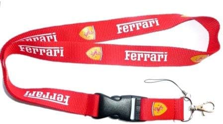 Lanyard Red Keyring with Ferrari Logo
