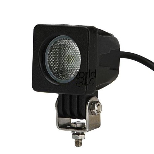 TMH 10w Cree LED Work Light Square Shape 60 Degree Flood Beam Lamp Driving Light, Jeep, Off-road, 4wd, 4x4, Utv, Sand Rail, Atv, Suv, Motorbike, Motorcycle, Bike, Dirt Bike, Bus, Trailer, Truck, Train, Mining Truck, Excavator, Bulldozer, Crane, Road Rolle - Thumbnail 5