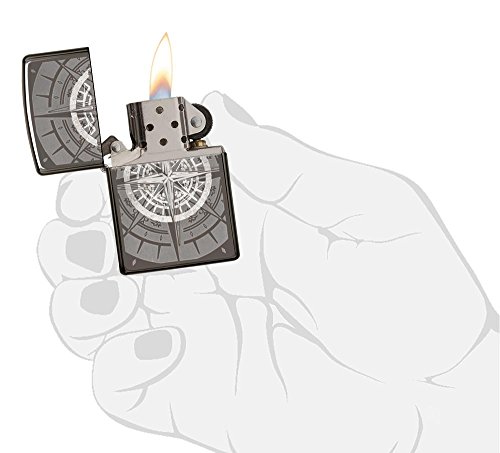 Encendedor Zippo Personalizado Negro Ice Modelo 29232 miniatura 5