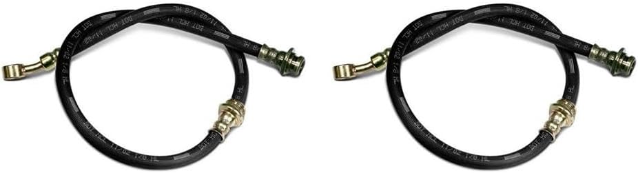 2x Brake Hydraulic Hose, Rear Brake Hose Replacement, Brake Line Hose Kit for Chevy C1500 Suburban 1992-1999 for Chevrolet C2500 1988-2000 for Chevy C2500 1988-2000