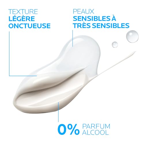 La Roche Posay Toleriane Crème Hydratante Visage Sensitive Apaise & Protège Enrichi en Glycérine Céramides & Niacinamide Pour Peaux Sensibles Normales à Sèches 40 ml - vue 3