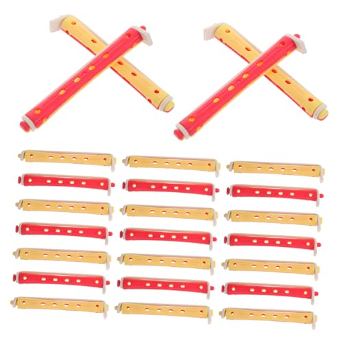 Beatifufu Professional Hair Curling Rods Set 24pcs Heatless Perm Rods for Women Hair Curling Tools Create Curls