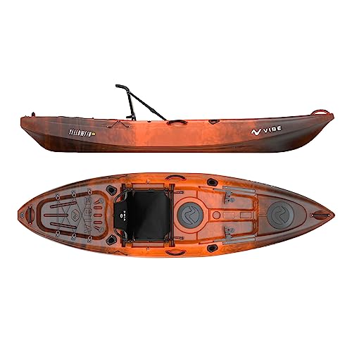 Vibe Yellowfin 100 10ft Fishing Kayak – Stable & Lightweight Sit-...