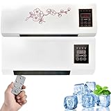 ZYGPH Aire Acondicionado portátil Tipo Split, refrigeración/calefacción rápida 2 en 1, Funcionamiento silencioso, diseño de Montaje en Pared sin conductos para Habitaciones