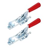 Material: hecha de hierro galvanizado, esta abrazadera ajustable ofrece una resistencia excepcional, resistencia a la corrosión y resistencia a la corrosión, por lo que es adecuada tanto para uso en interiores como exteriores. El mango cuenta con una funda de goma antideslizante para un agarre seguro y cómodo, asegurando un funcionamiento seguro.