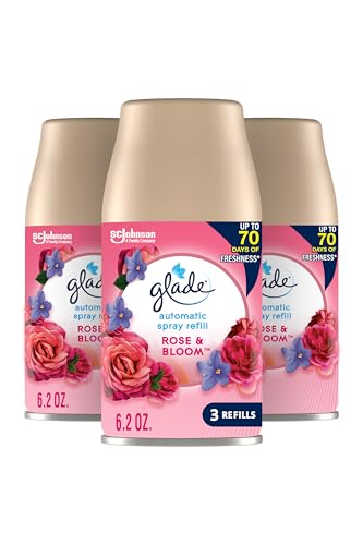 Glade Automatic Spray Refill, Rose & Bloom 6.2 Oz (3 count)
