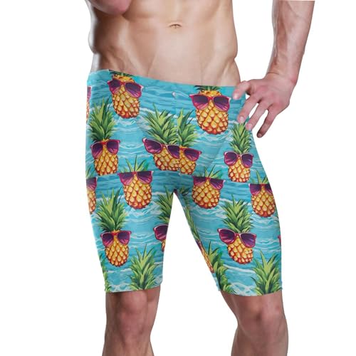 UMIRIKO Pineapple Cooler Glasses Men's Swim Jammers Swimsuit M B0401057