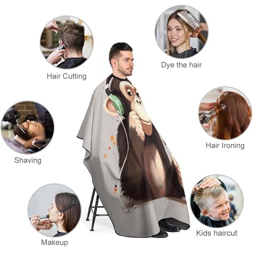 Capa de corte Music Monkey para adultos unisex miniatura 3