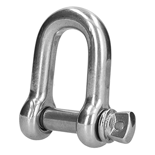 Manilha de âncora de Anel D de Aço Inoxidável, Conector de Corrente de Pino de Parafuso Ferramenta d