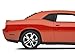 MP Concepts Rear Window Louvers; Matte Black Compatible for 08-23 Challenger