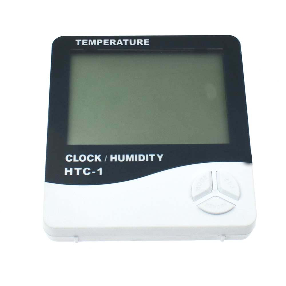 HTC-1 HTC-2 Digital Temperature Humidity for Household Indoor Outdoor Electronic Dry Humidity with Wire Probe (HTC-2)