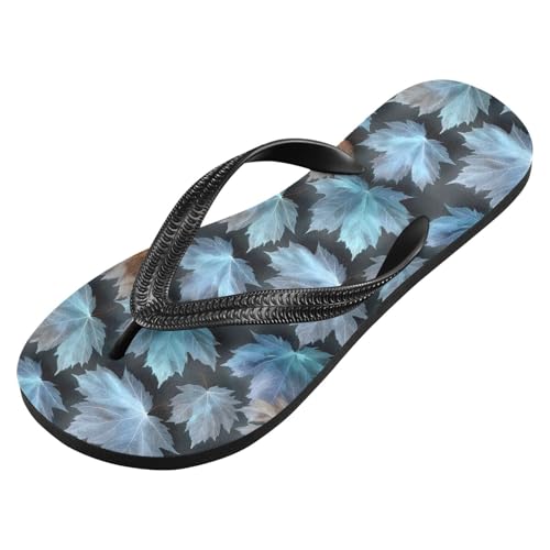 Flip Flop Sandals Surreal Maple Print for Women Men Beach Outdoor XS2