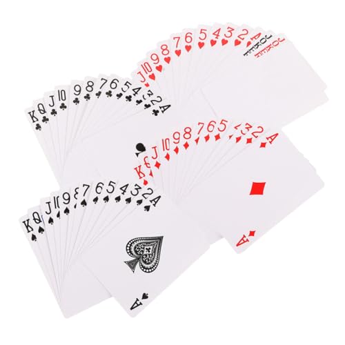ERINGOGO 2 Sätze Blanko Sublimations pokerkarten Hitzebeständige Transferkarten für DIY Kartenspiele Bedruckbare Spielkarten aus Papier für Individuelle Designs und Freizeitgestaltung